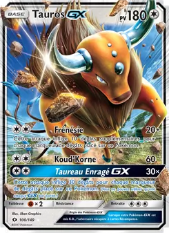 Tauros GX, Soleil et Lune, n° 100