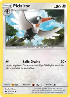 Piclairon, Soleil et Lune, n° 107