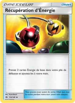 Récupération d’Énergie, Soleil et Lune, n° 116