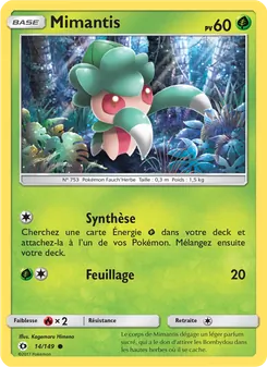 Mimantis, Soleil et Lune, n° 14