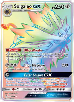 Solgaleo GX, Soleil et Lune, n° 155