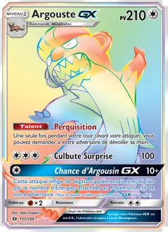 Argouste GX, Soleil et Lune, n° 157