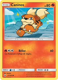 Caninos, Soleil et Lune, n° 21