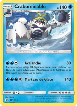 Crabominable, Soleil et Lune, n° 43
