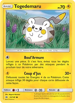 Togedemaru, Soleil et Lune, n° 53