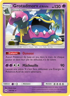 Grotadmorv d’Alola, Soleil et Lune, n° 58