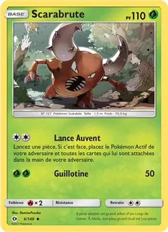 Scarabrute, Soleil et Lune, n° 6
