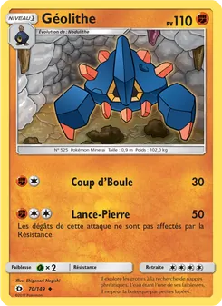 Géolithe, Soleil et Lune, n° 70
