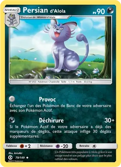 Persian d’Alola, Soleil et Lune, n° 79