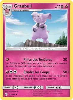 Granbull, Soleil et Lune, n° 91