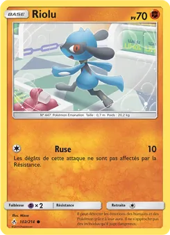 Riolu, Alliance Infaillible, n° 102