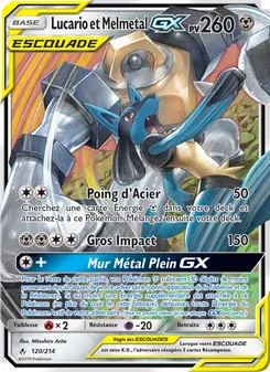 Lucario et Melmetal GX, Alliance Infaillible, n° 120
