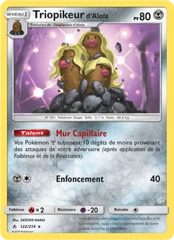 Triopikeur d’Alola, Alliance Infaillible, n° 122