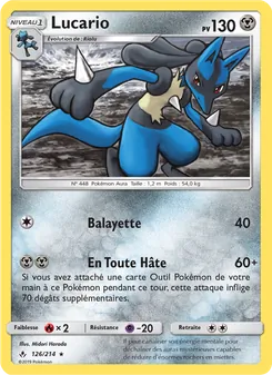 Lucario, Alliance Infaillible, n° 126