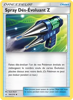 Spray Dés-Évoluant Z, Alliance Infaillible, n° 166