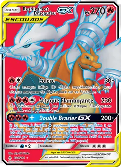 Reshiram et Dracaufeu GX, Alliance Infaillible, n° 194