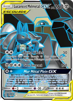 Lucario et Melmetal GX, Alliance Infaillible, n° 203
