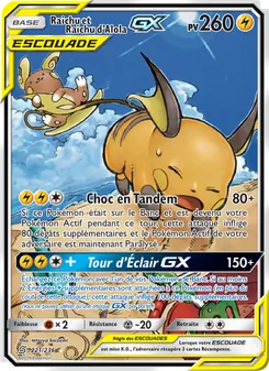 Raichu et Raichu d’Alola GX, Harmonie des Esprits, n° 221