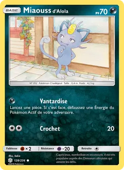 Miaouss d’Alola, Éclipse Cosmique, n° 128