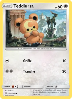 Teddiursa, Éclipse Cosmique, n° 171