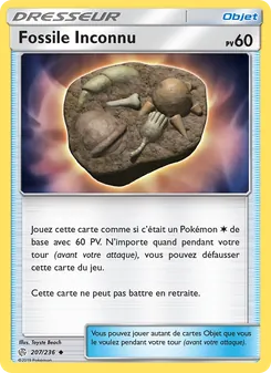 Fossile Inconnu, Éclipse Cosmique, n° 207