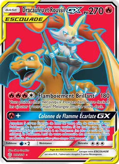 Dracaufeu et Roussil GX, Éclipse Cosmique, n° 212
