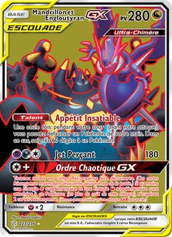 Mandrillon et Engloutyran GX, Éclipse Cosmique, n° 223