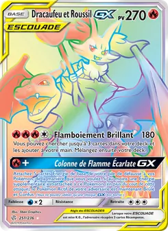 Dracaufeu et Roussil GX, Éclipse Cosmique, n° 251