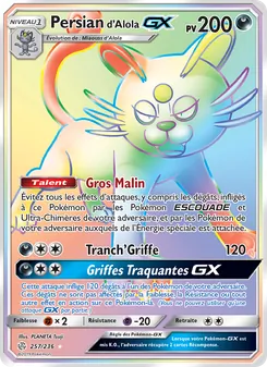 Persian d’Alola GX, Éclipse Cosmique, n° 257