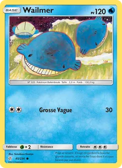 Wailmer, Éclipse Cosmique, n° 45