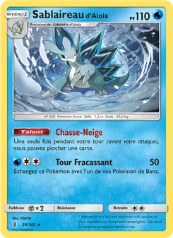 Sablaireau d’Alola, Gardiens Ascendants, n° 20