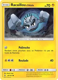Racaillou d’Alola, Gardiens Ascendants, n° 40