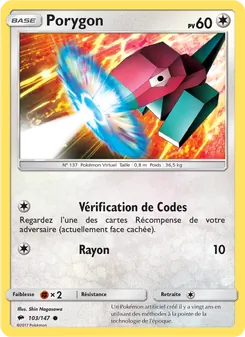 Porygon, Ombres Ardentes, n° 103