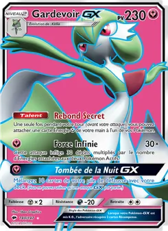 Gardevoir GX, Ombres Ardentes, n° 140