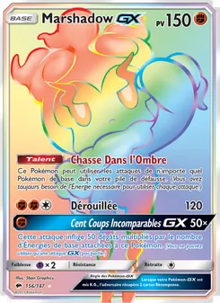 Marshadow GX, Ombres Ardentes, n° 156