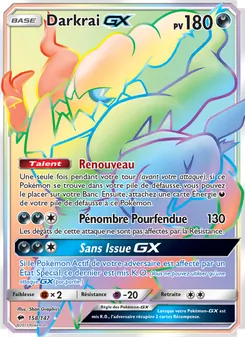 Darkrai GX, Ombres Ardentes, n° 158