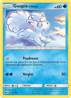 Goupix d’Alola, Ombres Ardentes, n° 27