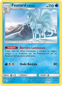 Feunard d’Alola, Ombres Ardentes, n° 28