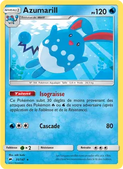 Azumarill, Ombres Ardentes, n° 35