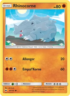 Rhinocorne, Ombres Ardentes, n° 65