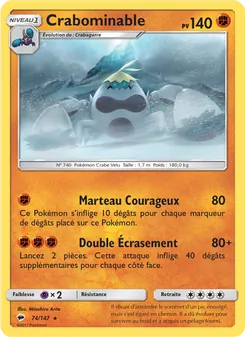 Crabominable, Ombres Ardentes, n° 74