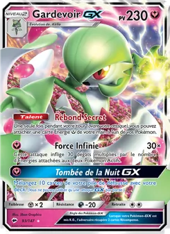 Gardevoir GX, Ombres Ardentes, n° 93