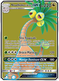 Noadkoko d’Alola GX, Invasion Carmin, n° 107