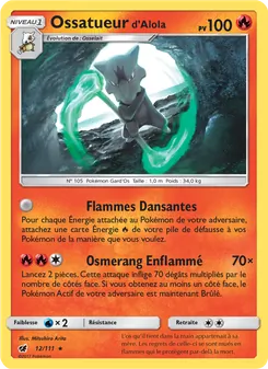 Ossatueur d’Alola, Invasion Carmin, n° 12