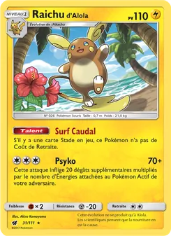 Raichu d’Alola, Invasion Carmin, n° 31