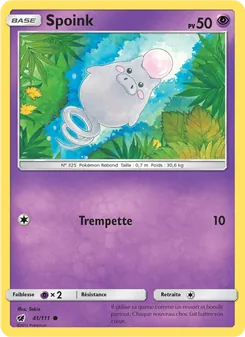 Spoink, Invasion Carmin, n° 41