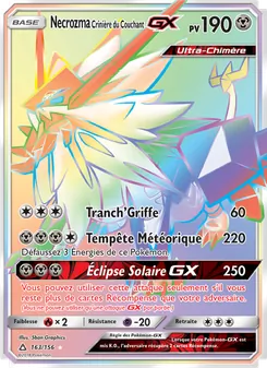 Necrozma Crinière du Couchant GX, Ultra-Prisme, n° 163