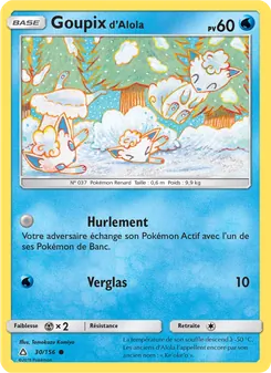 Goupix d’Alola, Ultra-Prisme, n° 30