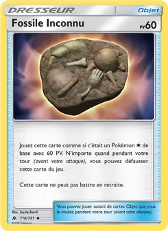 Fossile Inconnu, Lumière Interdite, n° 116