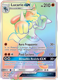 Lucario GX, Lumière Interdite, n° 135